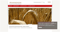 Desktop Screenshot of hansekon.com